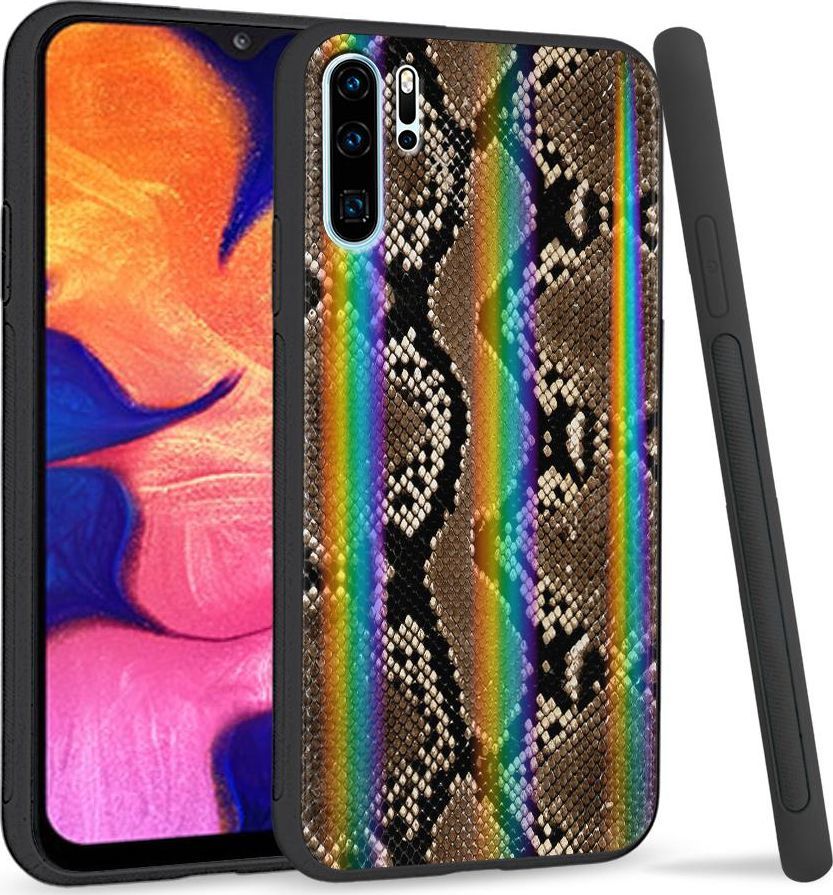 Super Fashion Etui Rainbow Series na Huawei P30 Pro Snake's Skin 1