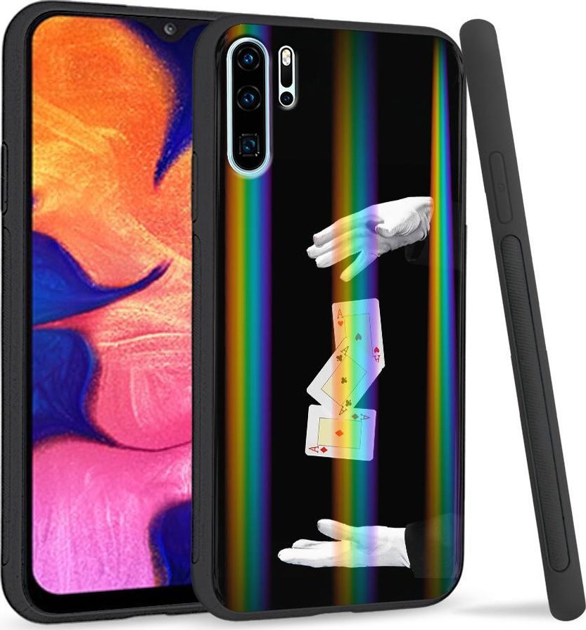 Super Fashion Etui Rainbow Series na Huawei P30 Pro Trzy asy 1