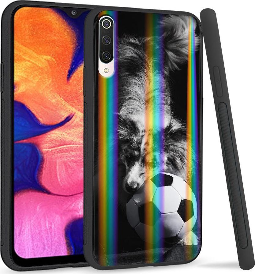 Super Fashion Etui na telefon Xiaomi Mi9 Rainbow Case Dog with ball 1