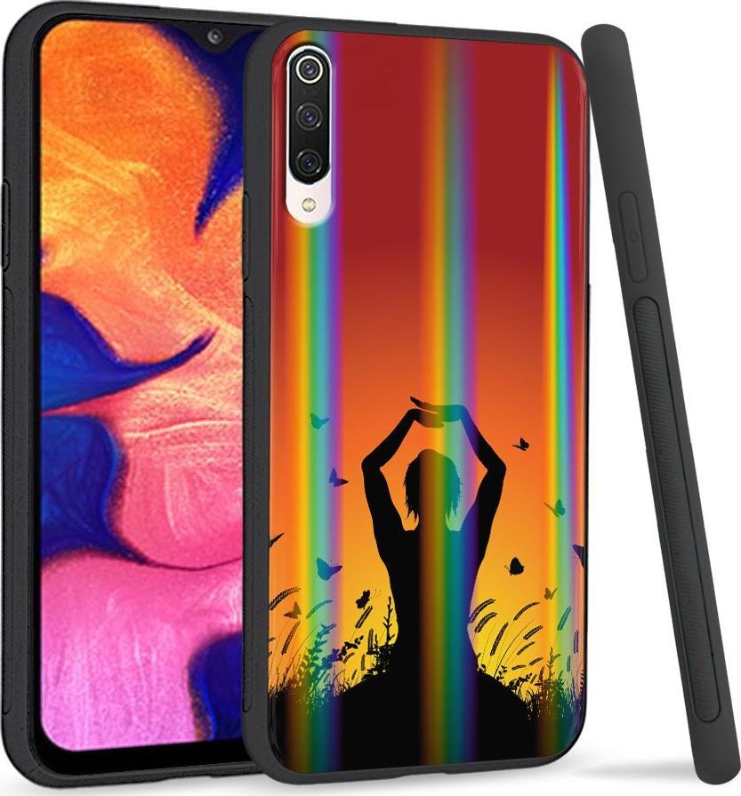 Super Fashion Etui na telefon Xiaomi Mi9 Rainbow Case Joga 1