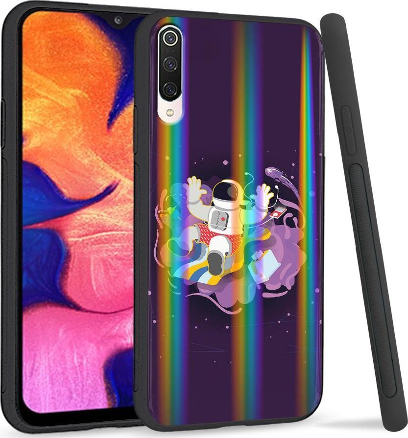 Super Fashion Etui na telefon Xiaomi Mi9 Rainbow Case Kosmonauta 1