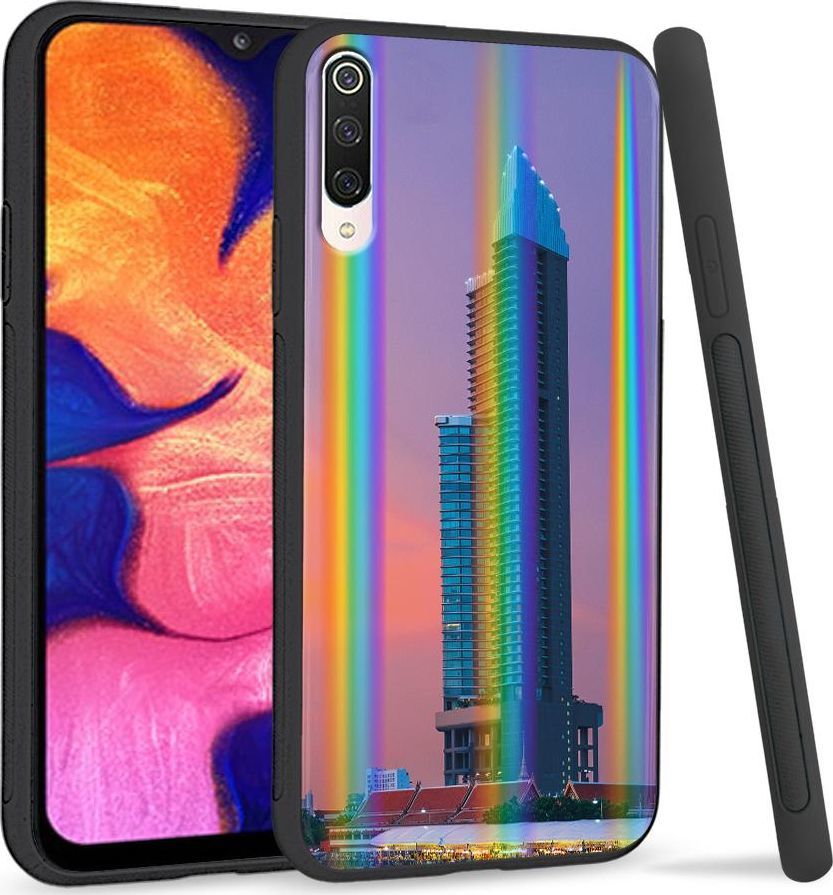 Super Fashion Etui na telefon Xiaomi Mi9 Rainbow Case Wierzowiec 1