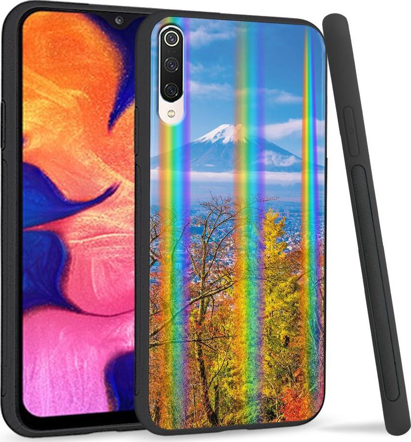Super Fashion Etui na telefon Xiaomi Mi9 Rainbow Case Widk vulkan 1