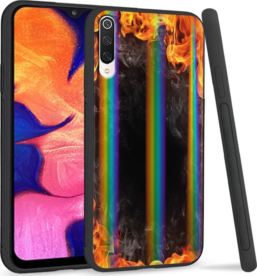 Super Fashion Etui na telefon Xiaomi Mi9 Rainbow Case Hot Fire 1