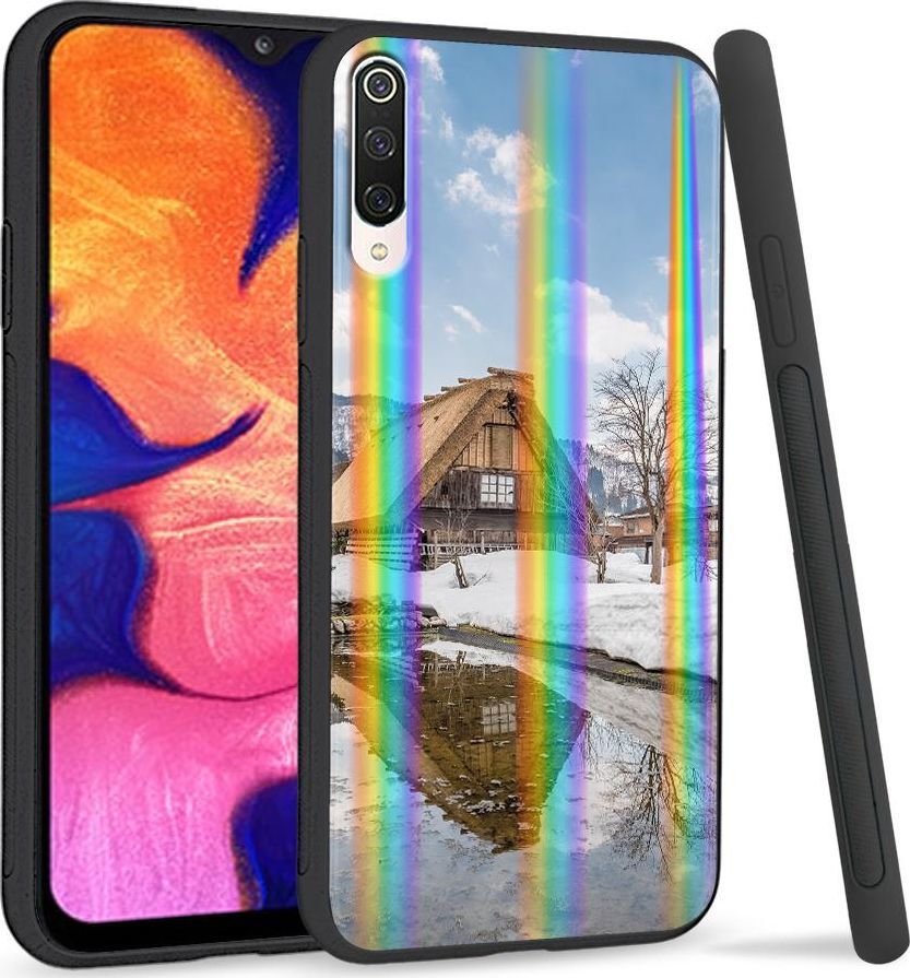 Super Fashion Etui na telefon Xiaomi Mi9 Rainbow Case Chatka 1