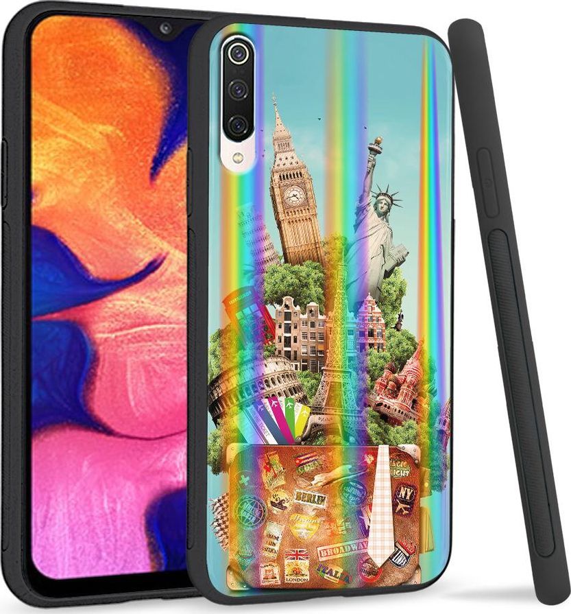 Super Fashion Etui na telefon Xiaomi Mi9 Rainbow Case Podróże 1
