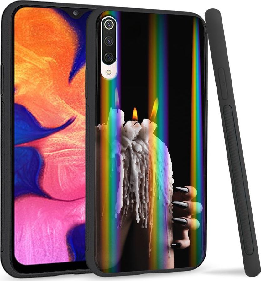 Super Fashion Etui na telefon Xiaomi Mi9 Rainbow Case Wosk 1