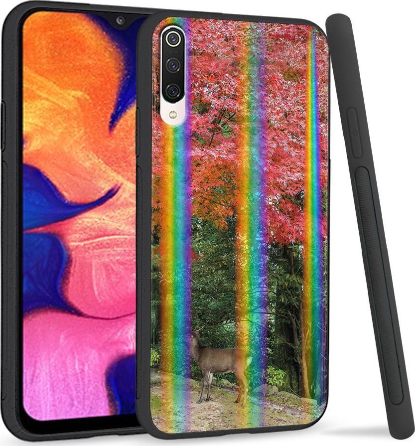 Super Fashion Etui na telefon Xiaomi Mi9 Rainbow Case Jeleń 1