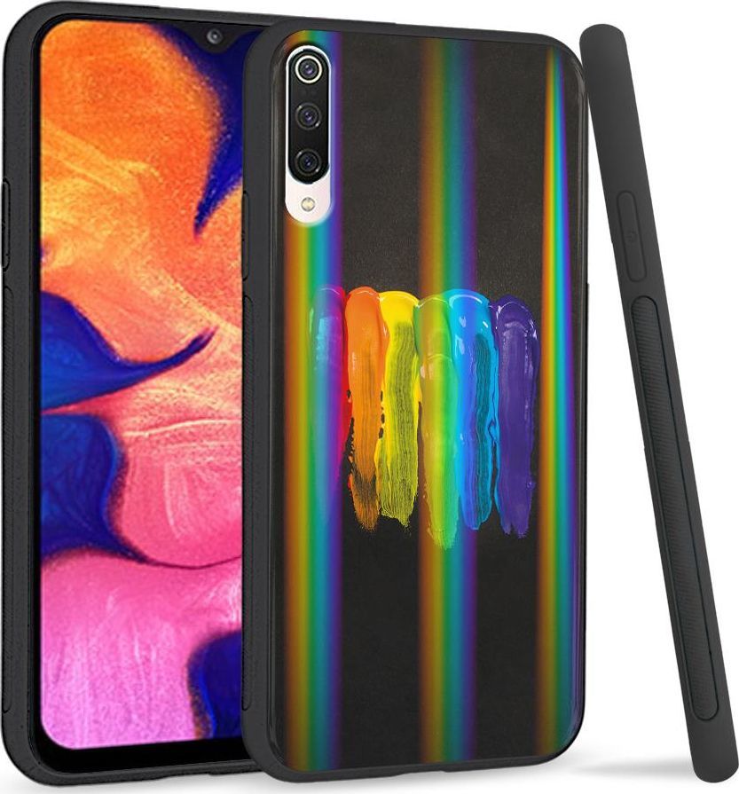 Super Fashion Etui na telefon Xiaomi Mi9 Rainbow Case Zabarwienie 1