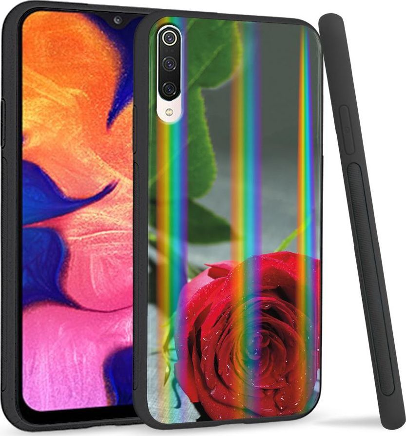 Super Fashion Etui na telefon Xiaomi Mi9 Rainbow Case Czerwona róża 1