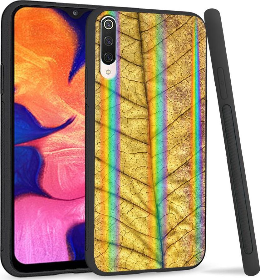 Super Fashion Etui na telefon Xiaomi Mi9 Rainbow Case Żółty liść 1