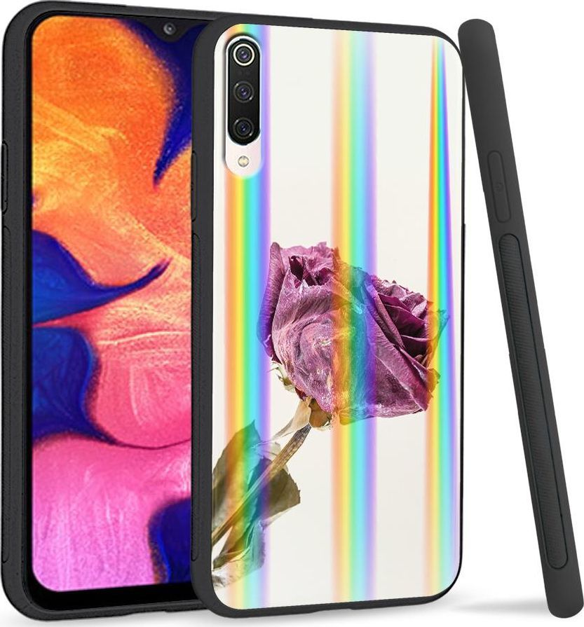 Super Fashion Etui na telefon Xiaomi Mi9 Rainbow Case Fioletowa róża 1