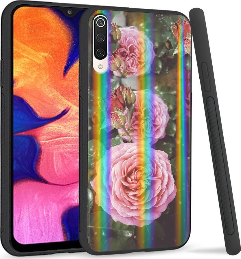 Super Fashion Etui na telefon Xiaomi Mi9 Rainbow Case Krzew róży 1