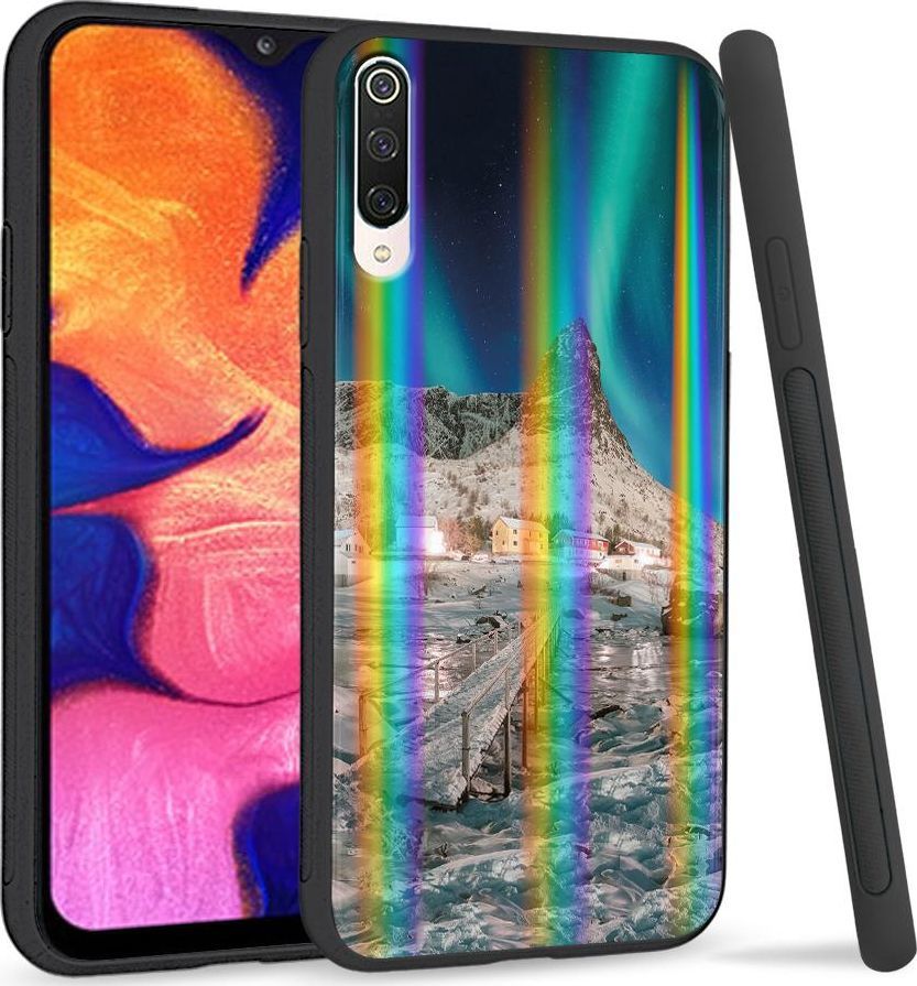 Super Fashion Etui na telefon Xiaomi Mi9 Rainbow Case Zorza 1