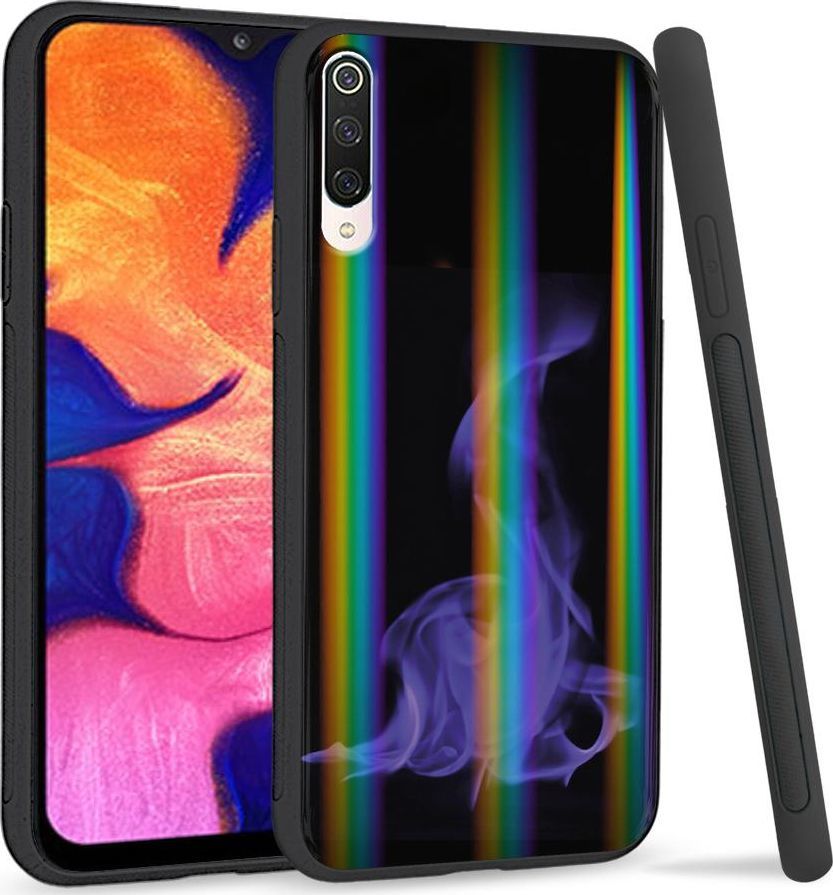 Super Fashion Etui na telefon Xiaomi Mi9 Rainbow Case Fioletowy dym 1