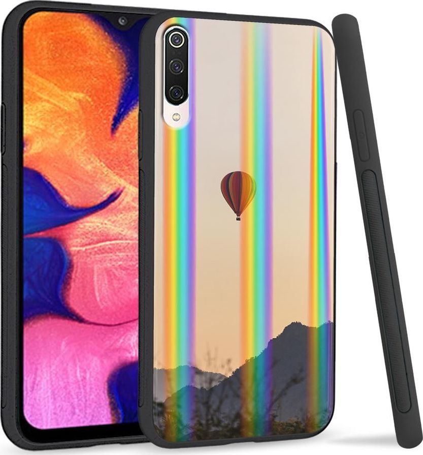 Super Fashion Etui na telefon Xiaomi Mi9 Rainbow Case Balon nad górami 1