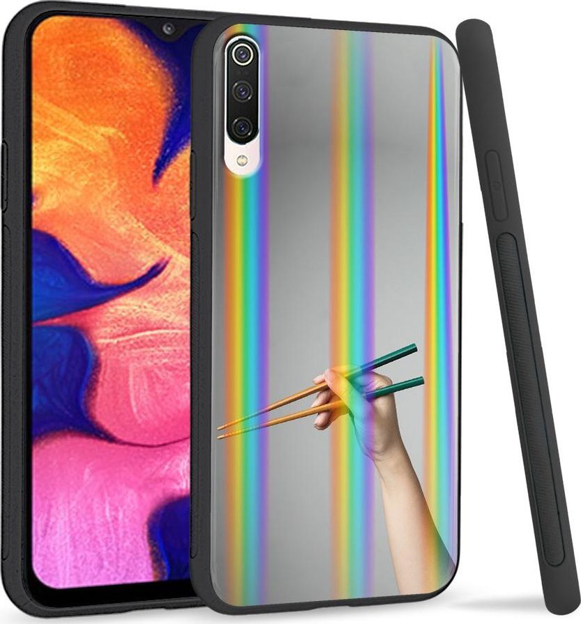 Super Fashion Etui na telefon Xiaomi Mi9 Rainbow Case Pałeczki 1
