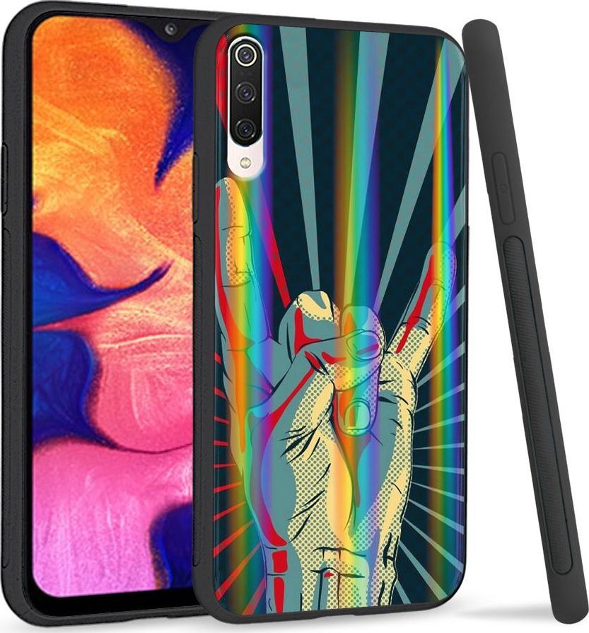 Super Fashion Etui na telefon Xiaomi Mi9 Rainbow Case Evil Sign 1