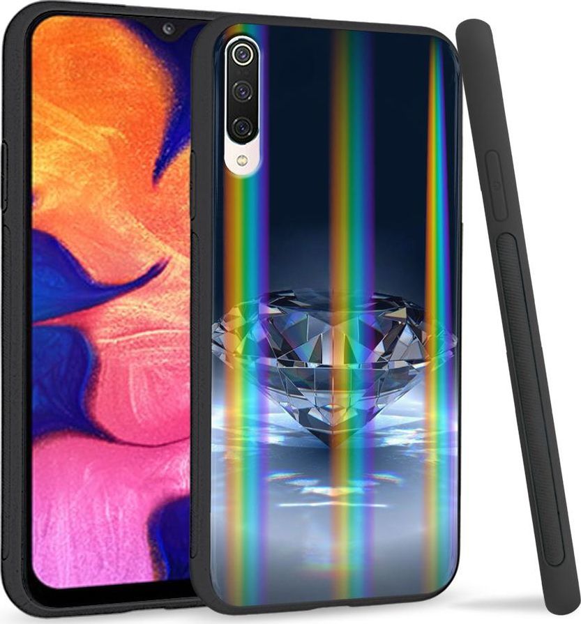 Super Fashion Etui na telefon Xiaomi Mi9 Rainbow Case Kryształowy Diament 1