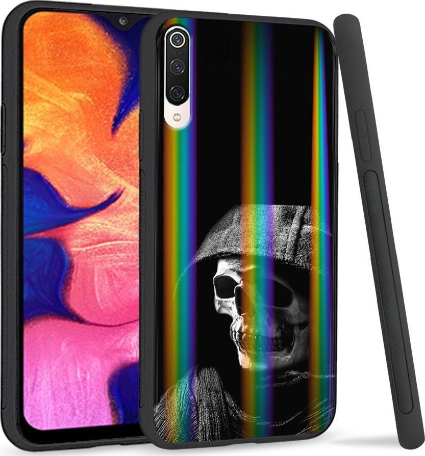 Super Fashion Etui na telefon Xiaomi Mi9 Rainbow Case Szkieletor 1