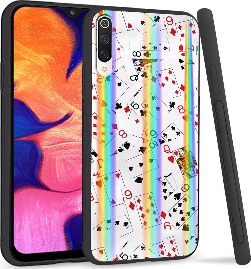 Super Fashion Etui na telefon Xiaomi Mi9 Rainbow Case Talia kart 1