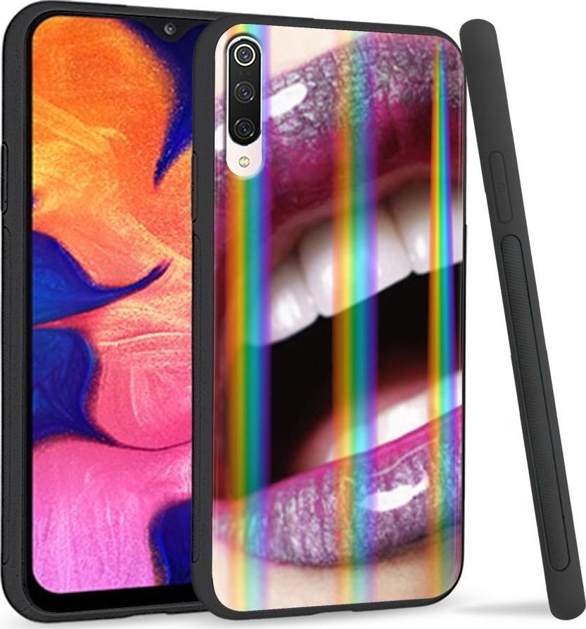 Super Fashion Etui na telefon Xiaomi Mi9 Rainbow Case Lips 1