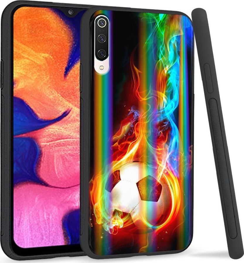 Super Fashion Etui na telefon Xiaomi Mi9 Rainbow Case Football 1