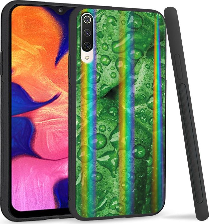 Super Fashion Etui na telefon Xiaomi Mi9 Rainbow Case Krople 1
