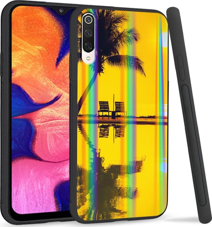 Super Fashion Etui na telefon Xiaomi Mi9 Rainbow Case Yellow sunset 1