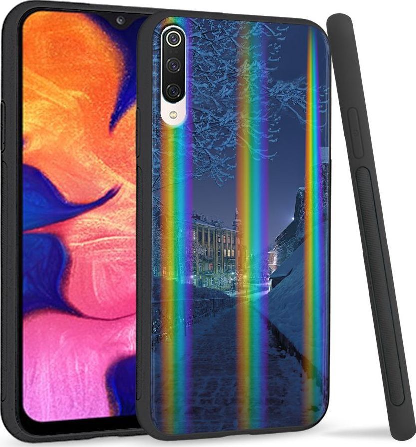 Super Fashion Etui na telefon Xiaomi Mi9 Rainbow Case Zima 1