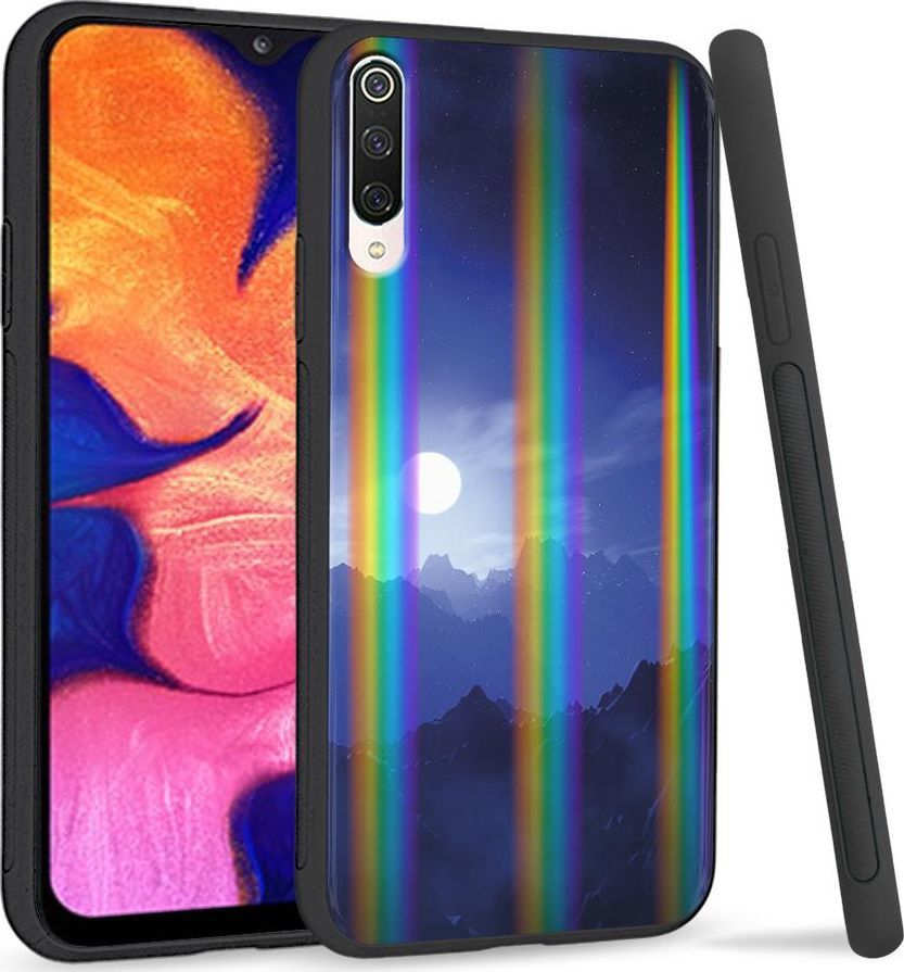 Super Fashion Etui na telefon Xiaomi Mi9 Rainbow Case Blue night 1