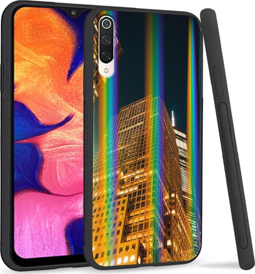 Super Fashion Etui na telefon Xiaomi Mi9 Rainbow Case Night building 1