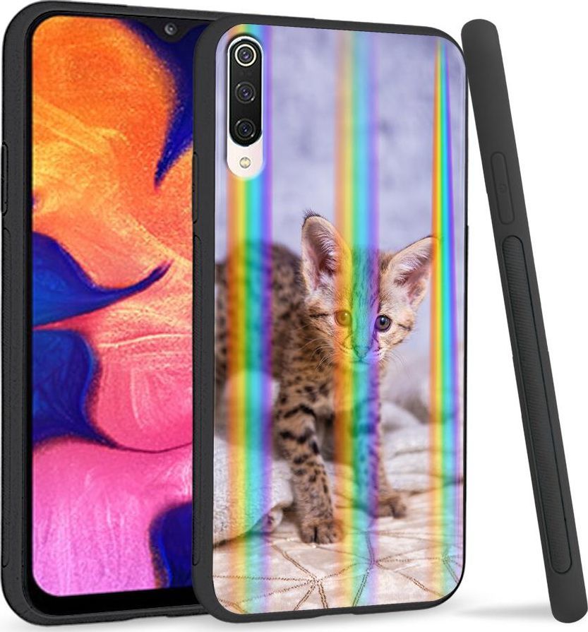 Super Fashion Etui na telefon Xiaomi Mi9 Rainbow Case Baby kitty 1