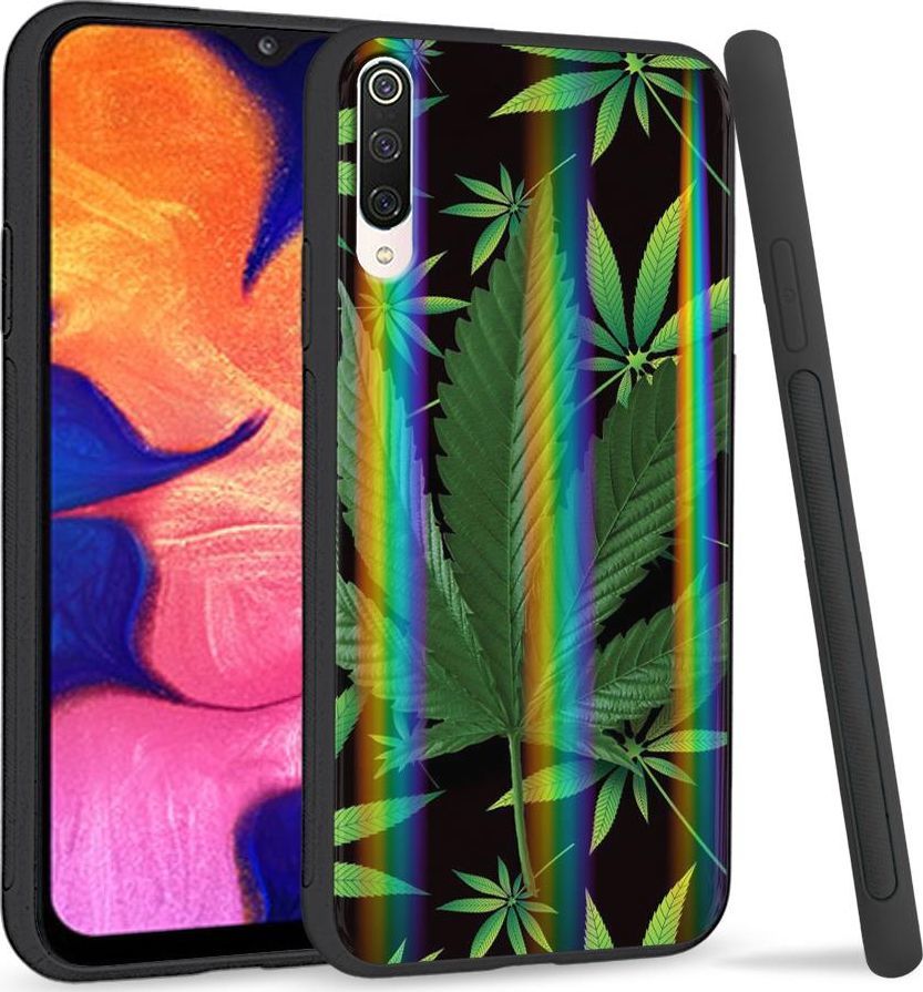 Super Fashion Etui na telefon Xiaomi Mi9 Rainbow Case Liście 1
