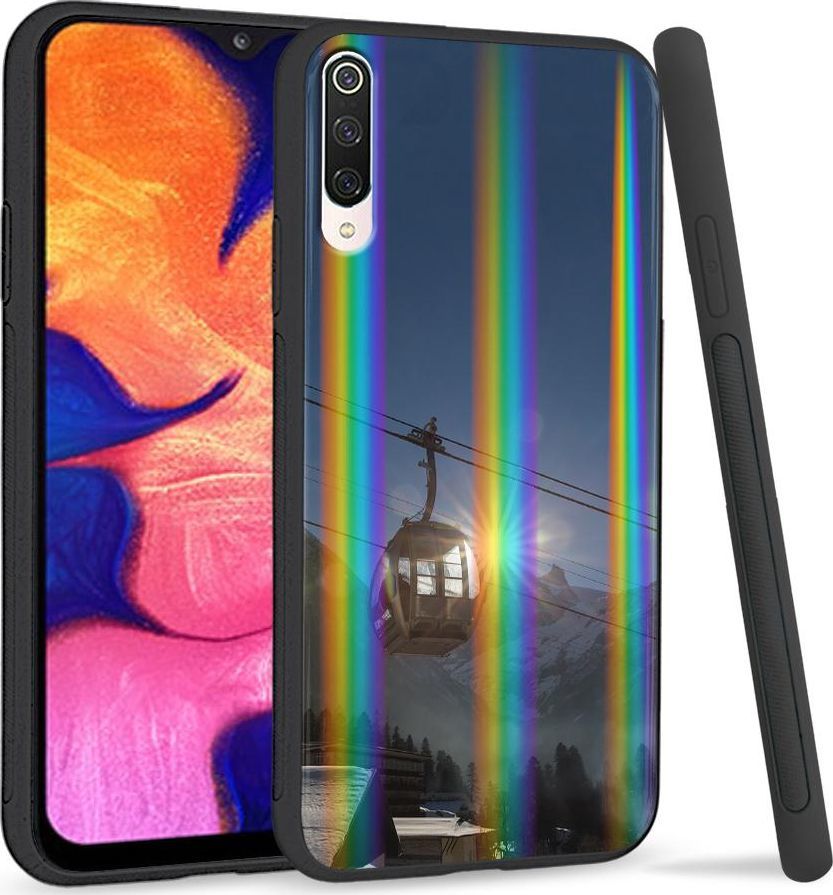 Super Fashion Etui na telefon Xiaomi Mi9 Rainbow Case Kolejka linowa 1