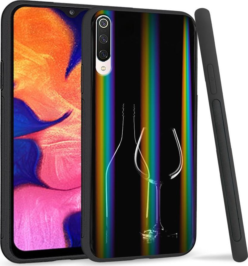 Super Fashion Etui na telefon Xiaomi Mi9 Rainbow Case Wino 1