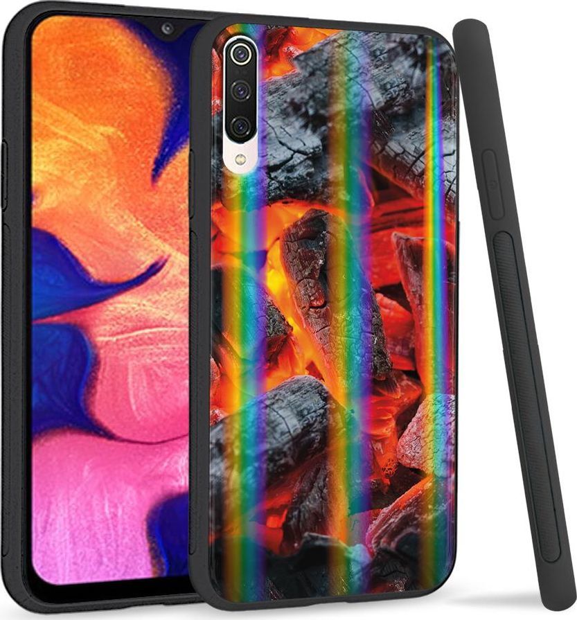 Super Fashion Etui na telefon Xiaomi Mi9 Rainbow Case Ognisko 1