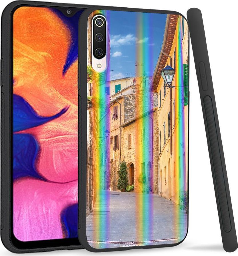 Super Fashion Etui na telefon Xiaomi Mi9 Rainbow Case Kolory miasta 1