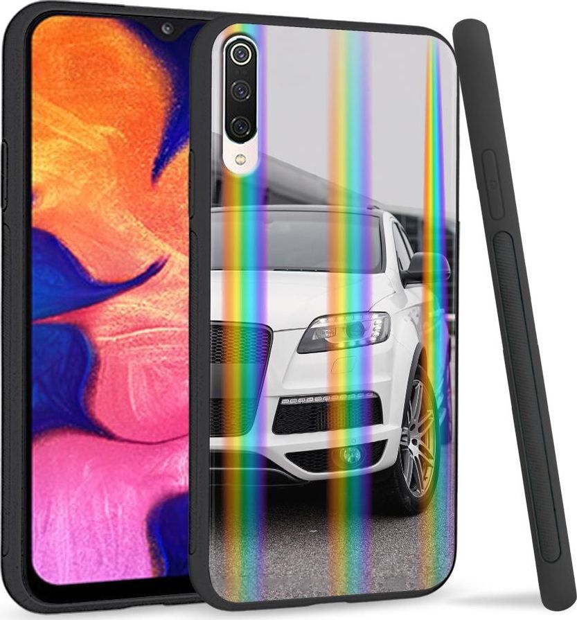 Super Fashion Etui na telefon Xiaomi Mi9 Rainbow Case Biały samochód 1