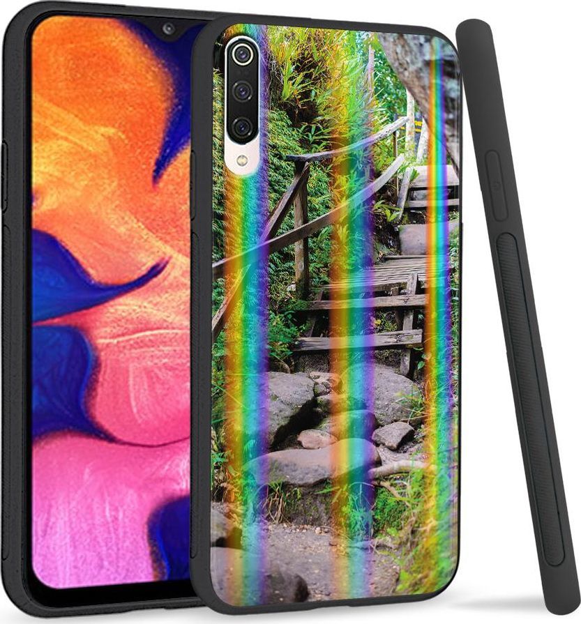Super Fashion Etui na telefon Xiaomi Mi9 Rainbow Case Leścia ścieżka 1