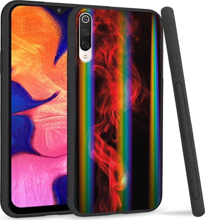 Super Fashion Etui na telefon Xiaomi Mi9 Rainbow Case Red smoke 1