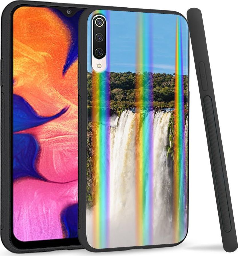 Super Fashion Etui na telefon Xiaomi Mi9 Rainbow Case Wodospady 1