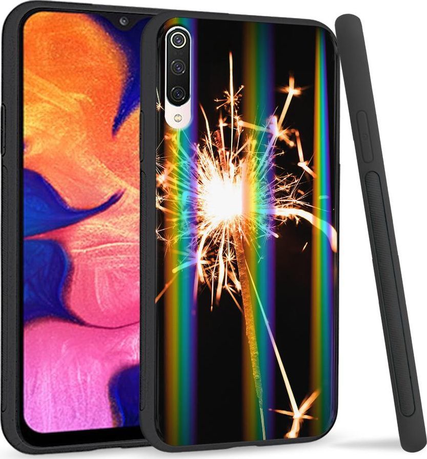 Super Fashion Etui na telefon Xiaomi Mi9 Rainbow Case Zimne ognie 1