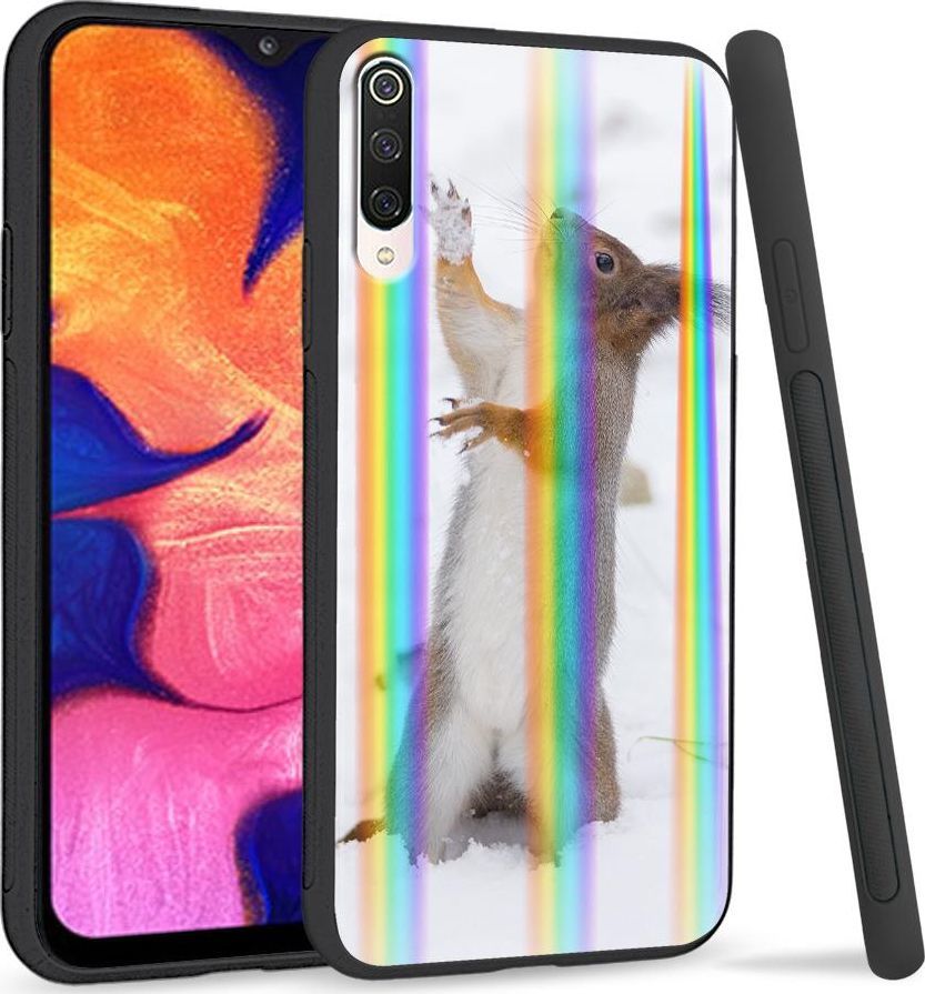Super Fashion Etui na telefon Xiaomi Mi9 Rainbow Case Snow squirrel 1