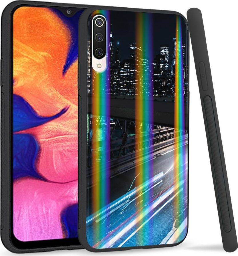 Super Fashion Etui na telefon Xiaomi Mi9 Rainbow Case Cityscape 1