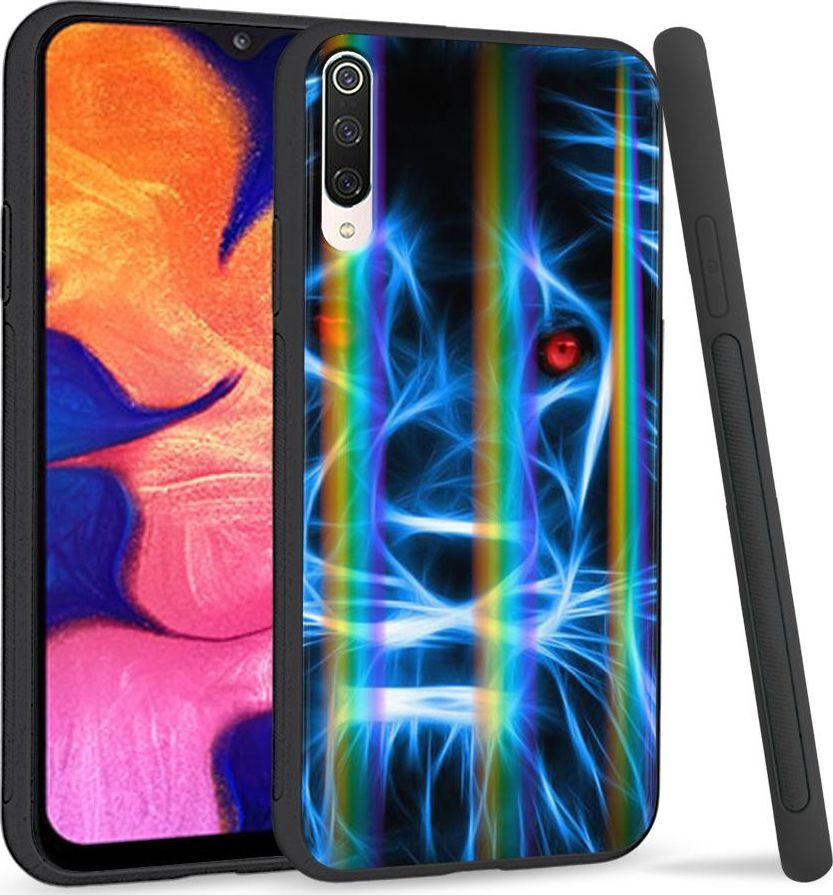 Super Fashion Etui na telefon Xiaomi Mi9 Rainbow Case Niebieski Lew 1