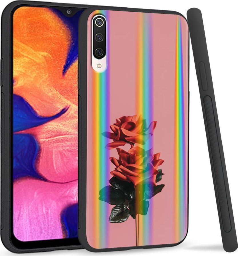 Super Fashion Etui na telefon Xiaomi Mi9 Rainbow Case Rose love 1