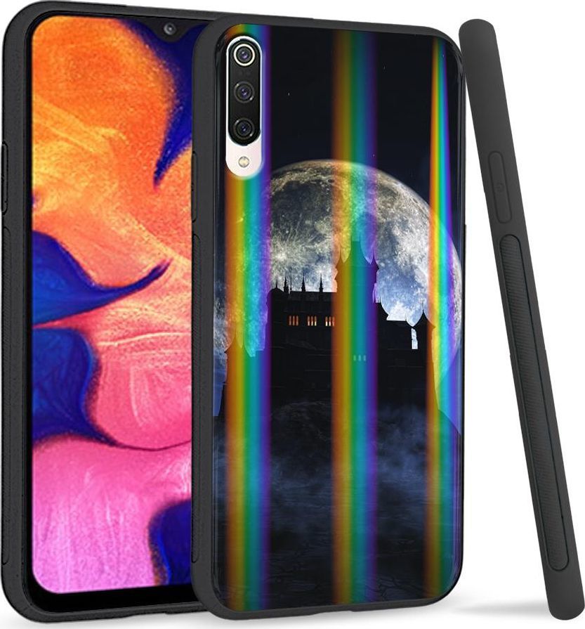 Super Fashion Etui na telefon Xiaomi Mi9 Rainbow Case Moon castle 1