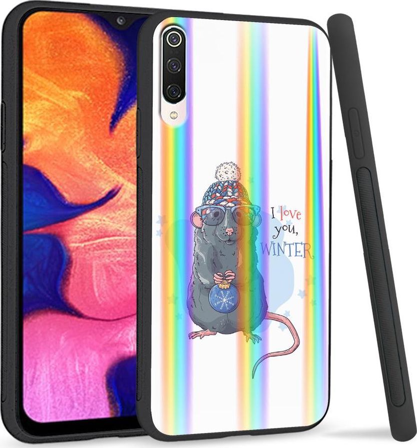 Super Fashion Etui na telefon Xiaomi Mi9 Rainbow Case Myszka 1
