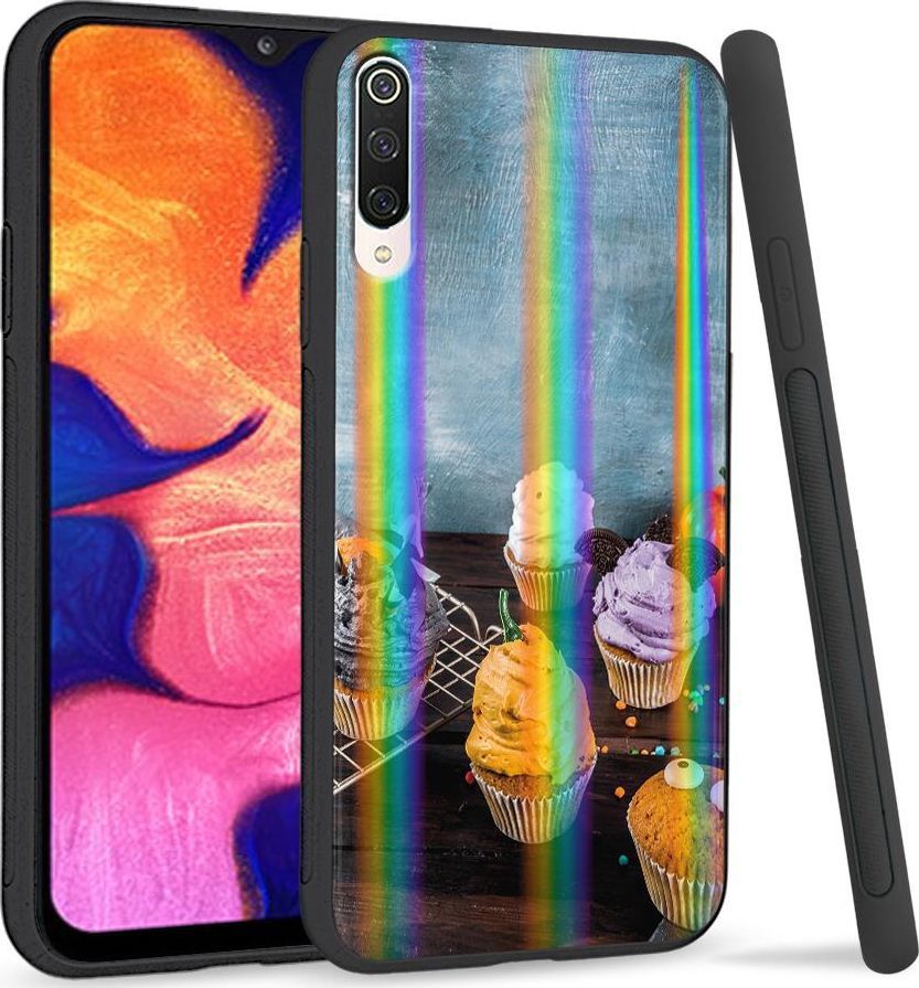 Super Fashion Etui na telefon Xiaomi Mi9 Rainbow Case Icecream cupcakes 1